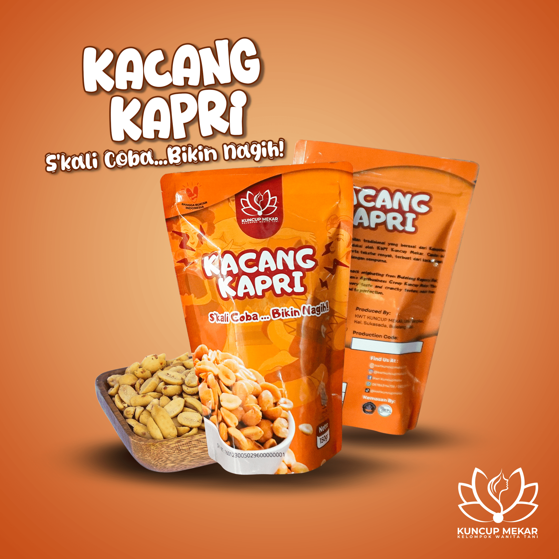 Kacang Kapri (Pouch-150gram)